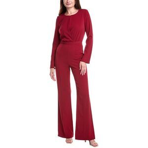 Black Halo Womens Dasha Jumpsuit, Red